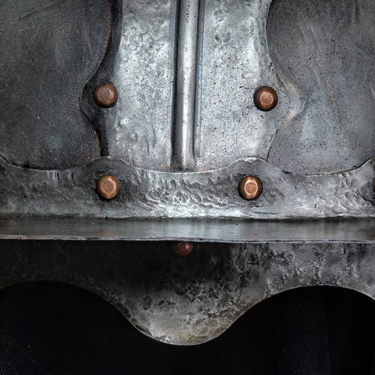 Mongolian-Style Disc-Brim Cold-Forged Iron Helmet