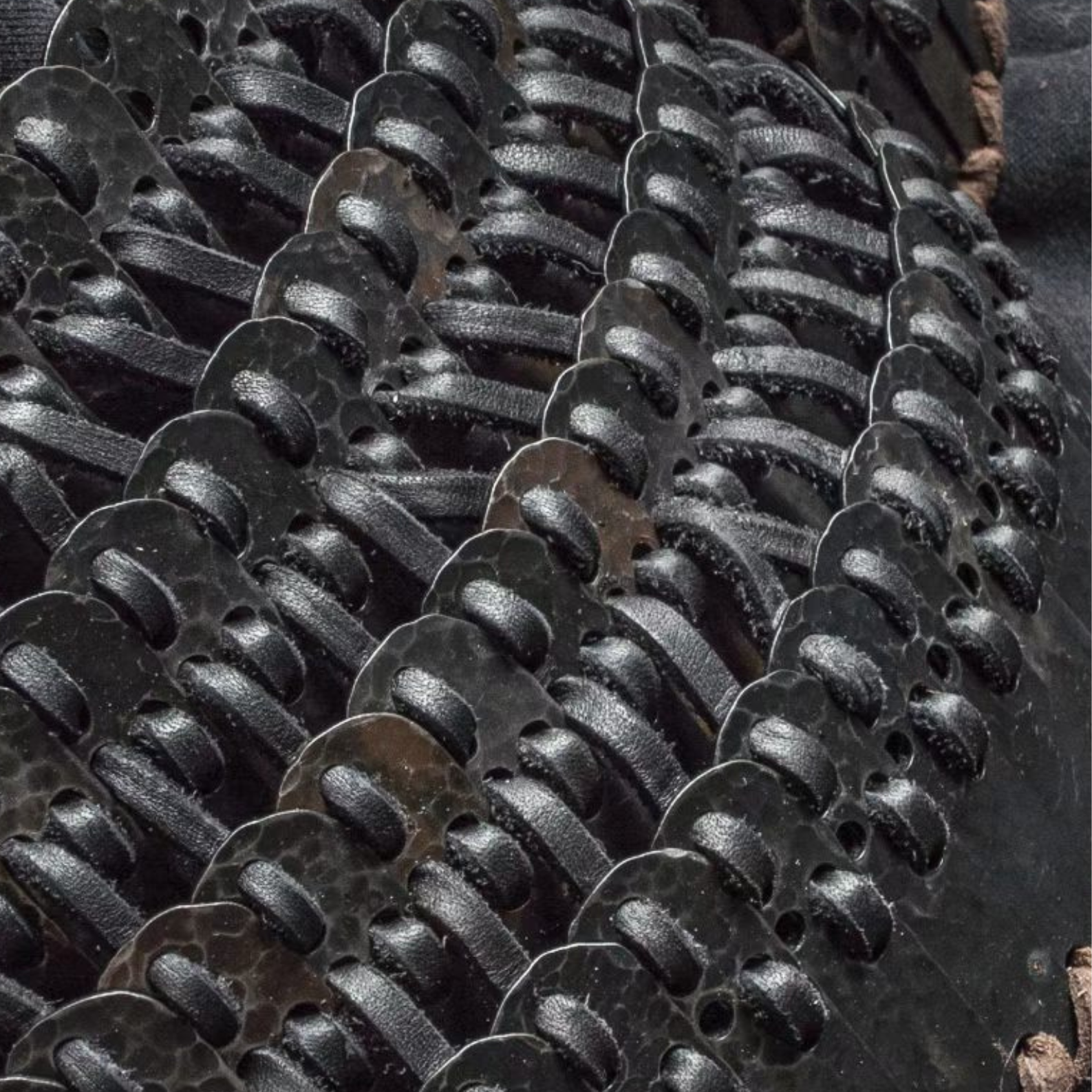Khitan Style Flame-Motif Four-Panel Cold-Forged Helmet