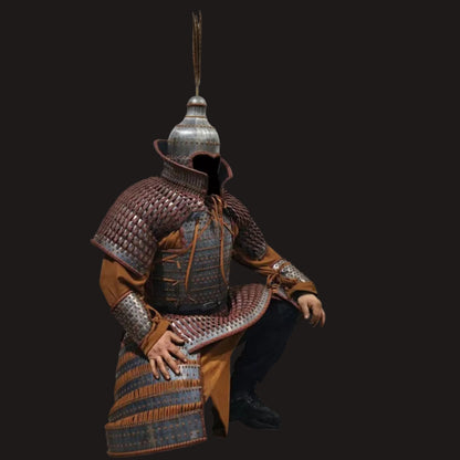 Wei, Jin, Northern and Southern Dynasties Style Large Basin-Collar Iron Lamellar Armor Set