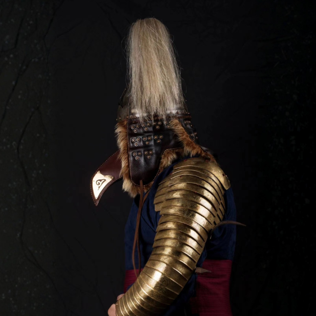 Ming Dynasty Style Brass Arm Guards (Ring Armor)