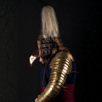 Ming Dynasty Style Brass Arm Guards (Ring Armor)