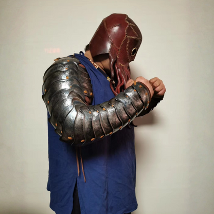 Ming Dynasty Style Full-Arm Iron Scale Guards 