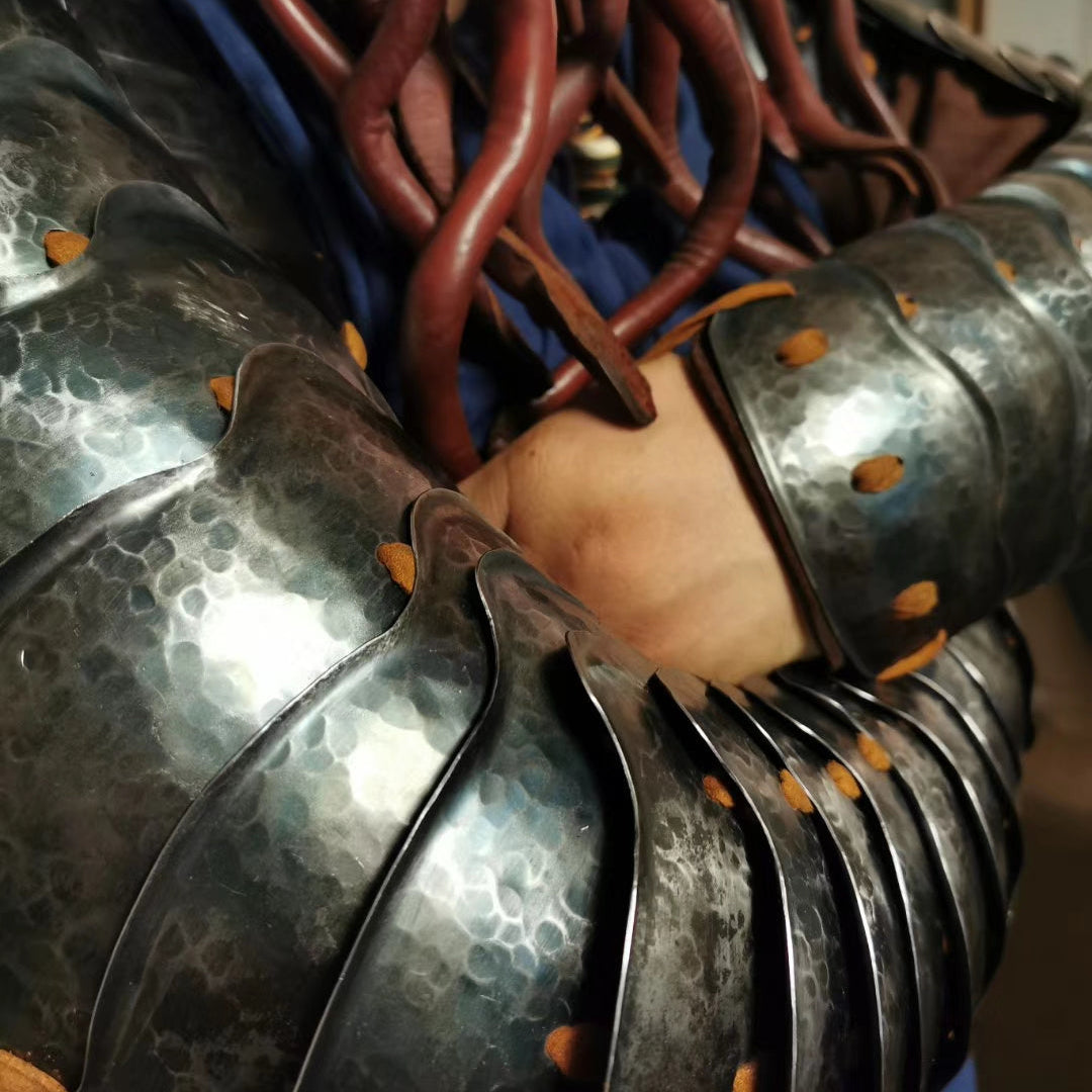 Ming Dynasty Style Full-Arm Iron Scale Guards 